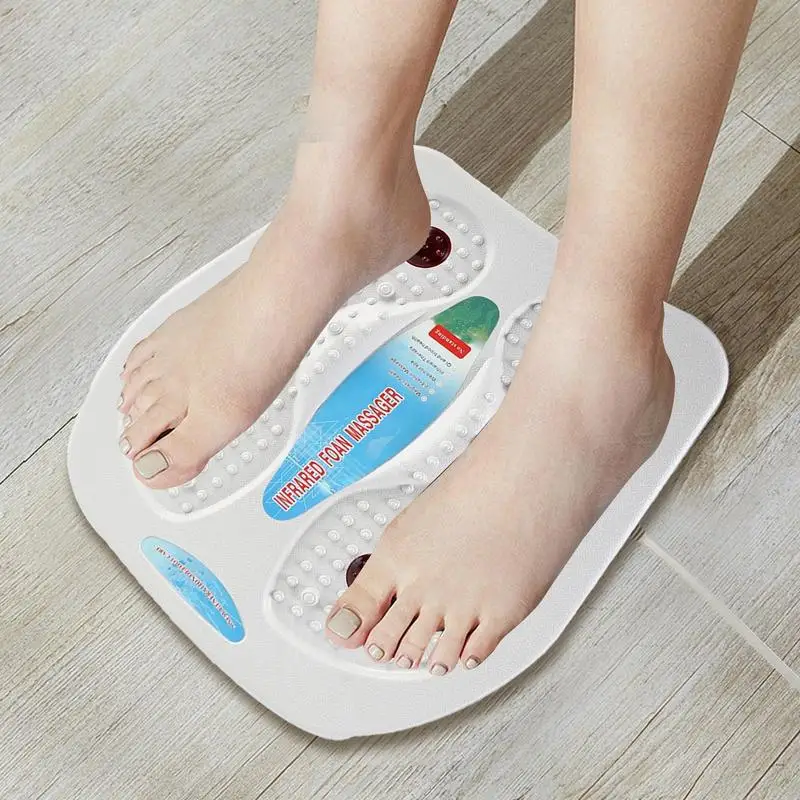 

Electric Foot Massager Discomfort Relief Relaxation Heating Tired Muscle Relief Remote Control Electric Foot Massager