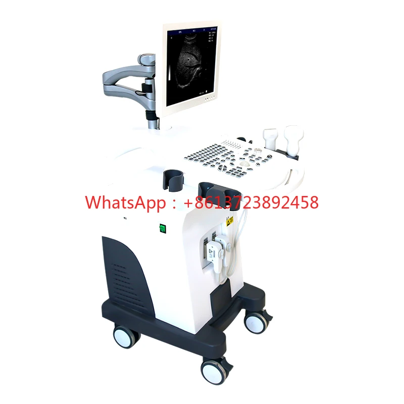 

HF-350 dog pregnant trolley white black b ultrasound scanner