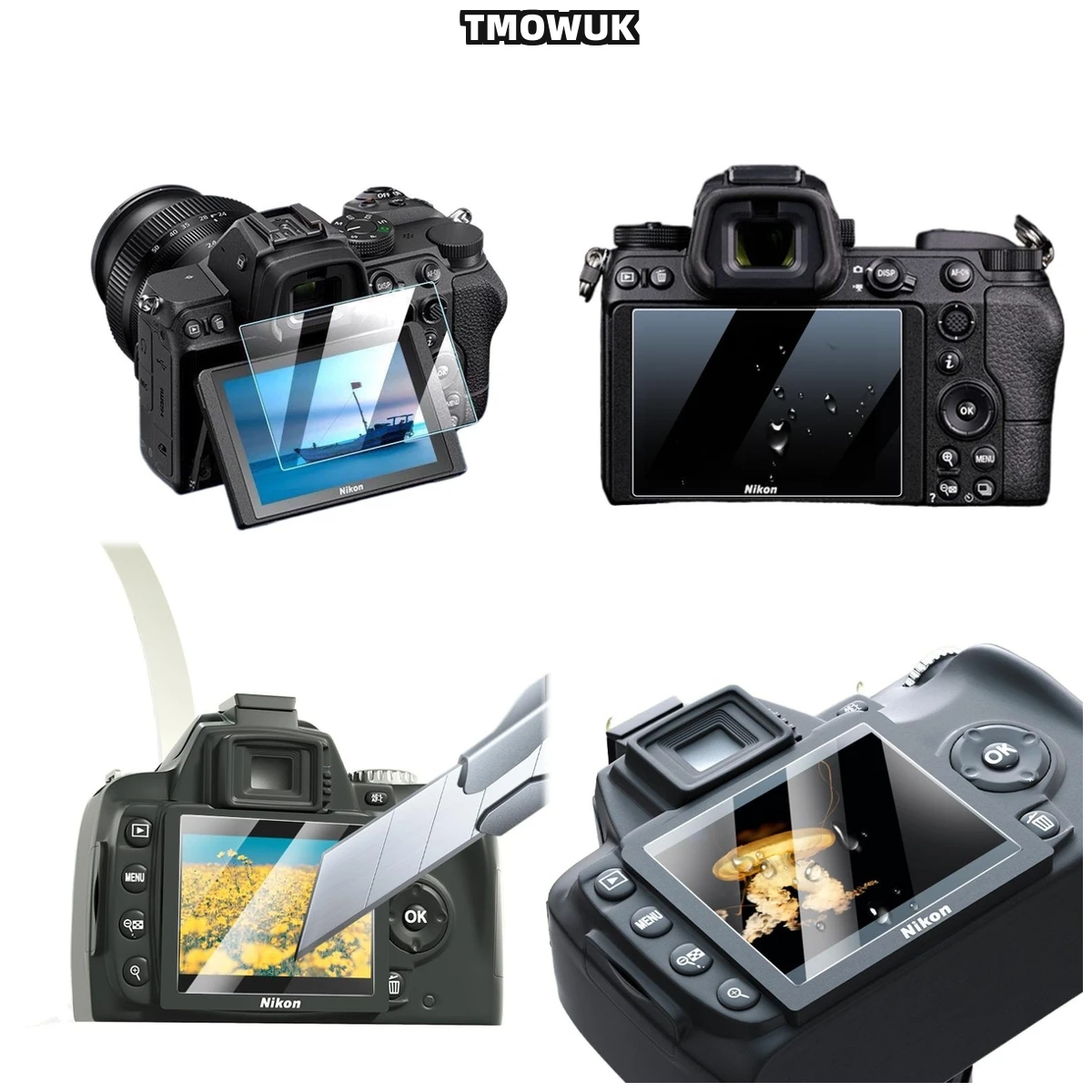 

​​For Nikon Z5 Z6 Z7 Z8 Z9 - High Definition Tempered Glass, 9H Anti-Scratch HD Camera Screen Protective Film​​
