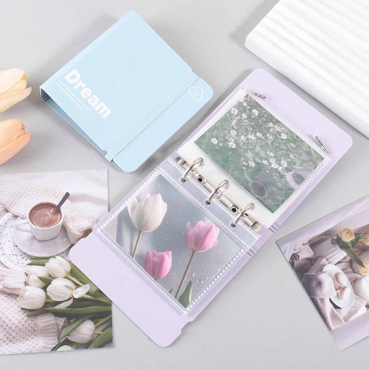 Простой держатель для карточек с отрывными листами для фотоальбома, отдельно для сбора фотографий и визитных карточек, незаменимый для использования на открытом воздухе