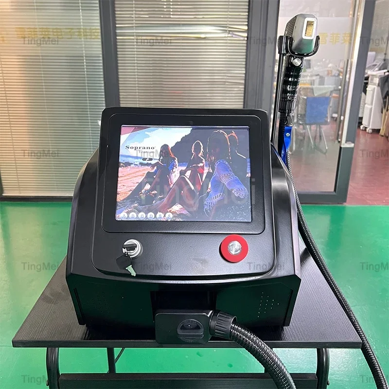 Professional 3 Wavelength Diode Laser Hair Removal 808nm 755nm 1064nm Ice Platinum Beauty Equipment for Salons