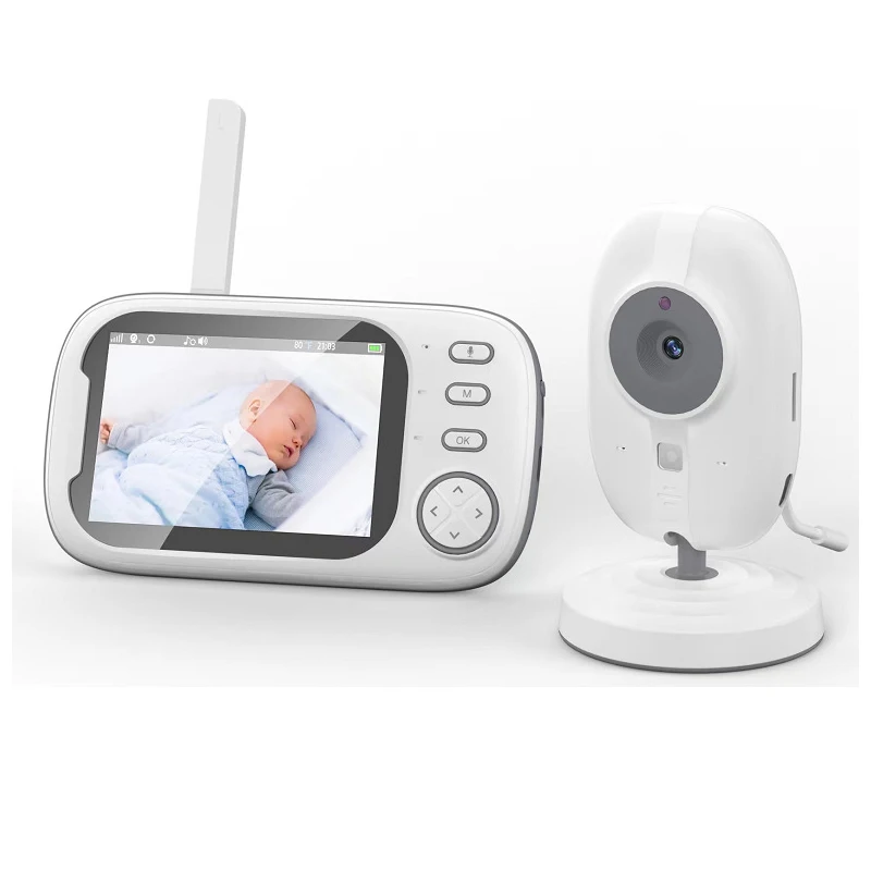 New 3.5 inch Wireless Video Baby Monitor Night Vision Temperature Monitoring 2 Way Audio Talk Baby Nanny Security Camera