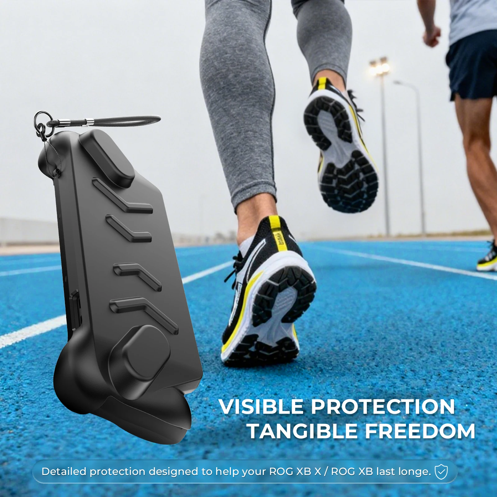 

Ergonomic TPU+ABS Game Console Case with Anti-Drop Handle Grip Cover Anti-Slip Host Shell for ROG Xbox Ally X Handheld Console