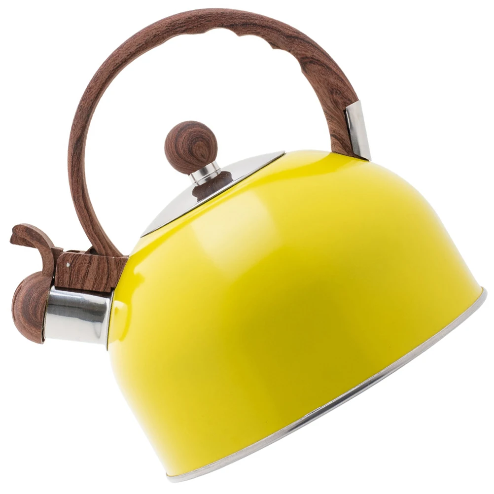 

1Pcs Whistling Tea Kettle Stainless Steel Water Kettle for Gas Induction Cooker Boil Coffee Milk Kitchen Gadget Sounding Pot