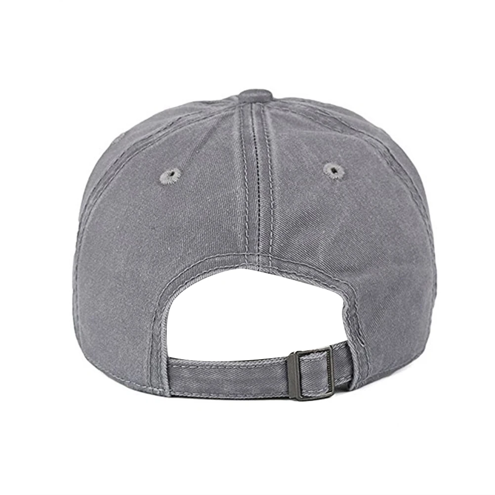 

Men Women Unisex Adjustable Baseball Cap Fashion Washed Dyed Cotton Twill Low Profile Hat For Cycling Golf Hiking Dark Grey