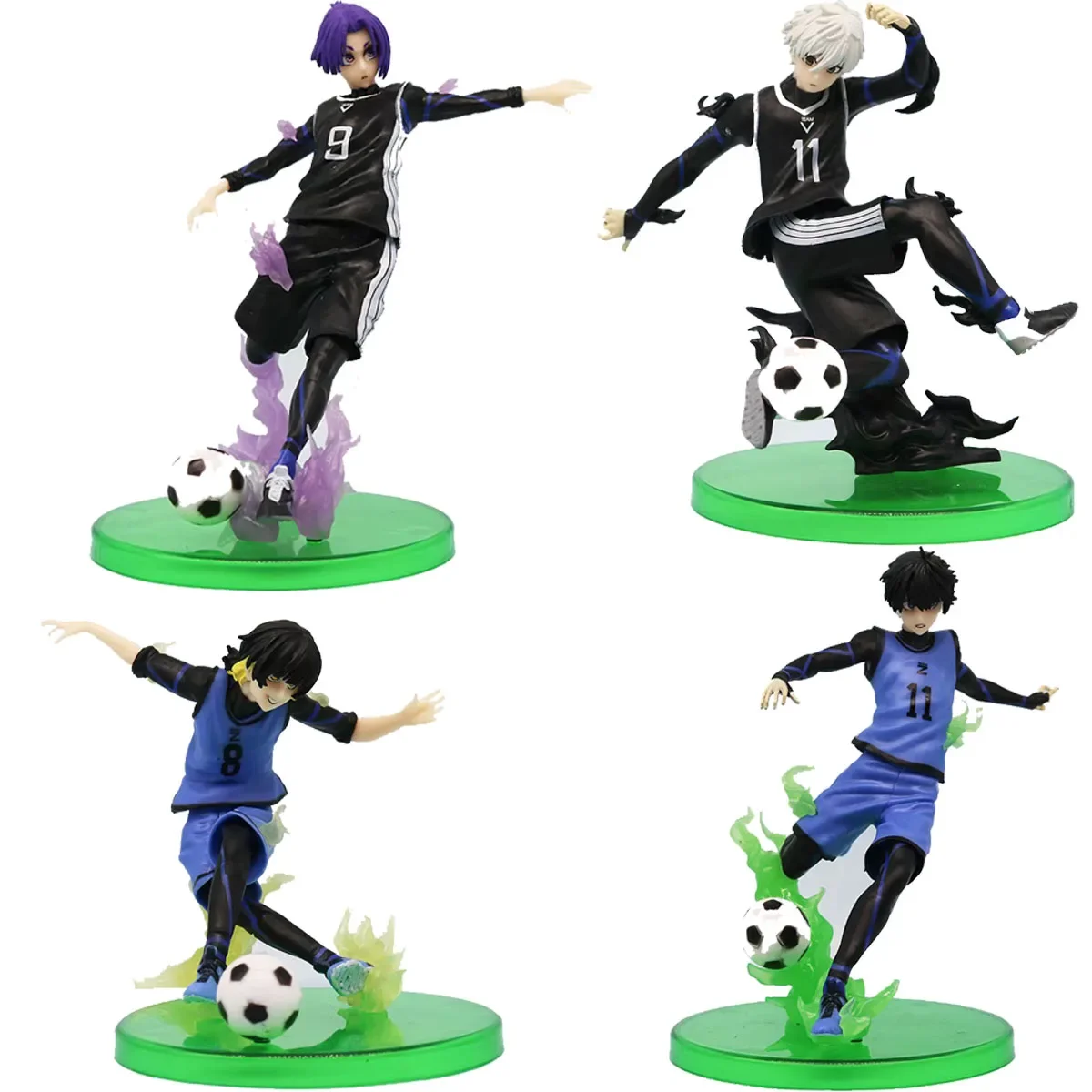 BLUE LOCK Anime Figure Isagi Yoichi Bachira Meguru Nagi Seishiro Mikage Reo Football Figural PVC Model Toy For Kid Gift In Stock