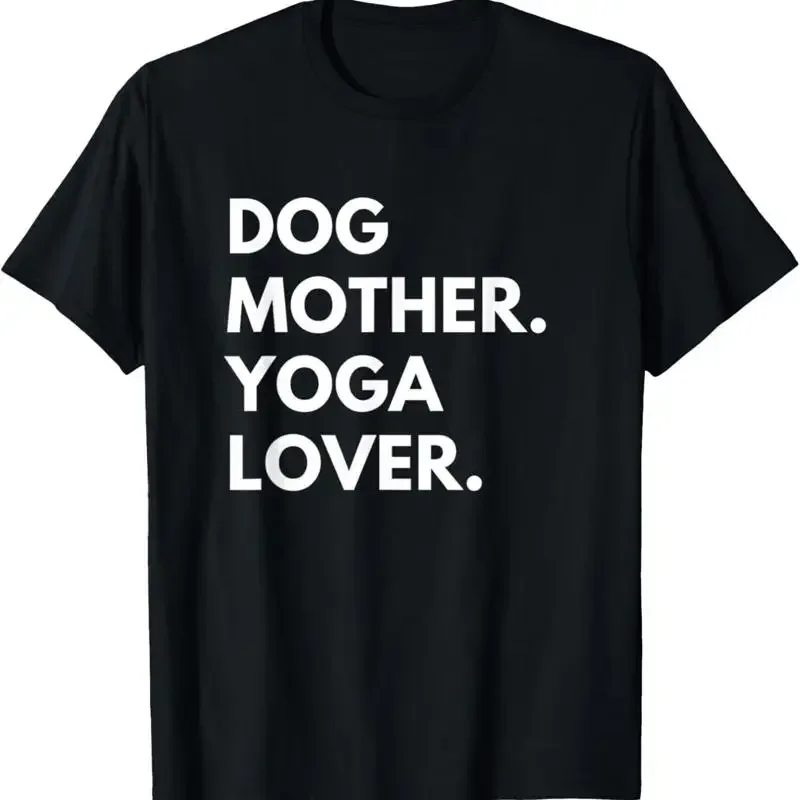 Hundemutter Yoga-Liebhaberin Lustiges T-Shirt für Besitzer