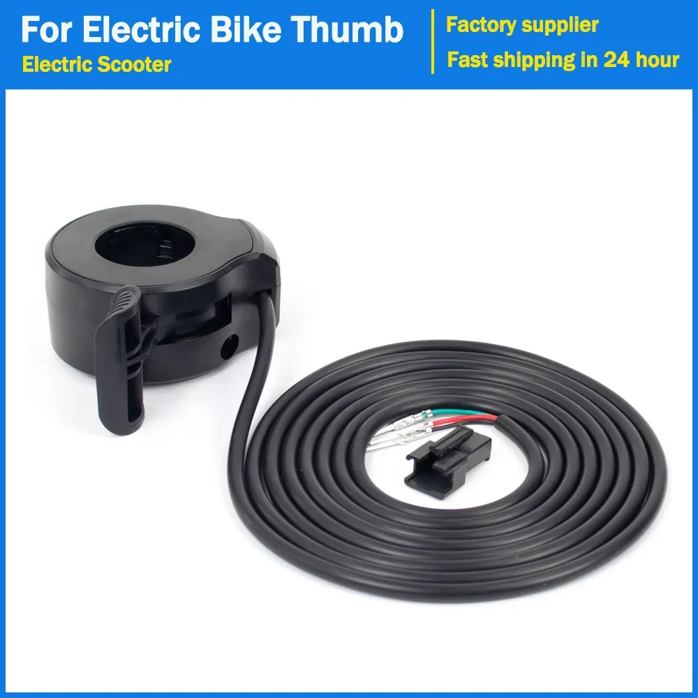 Daumengas-Geschwindigkeitsregelung, Fingerdrossel, Beschleuniger, Elektrofahrrad, universeller 3-Draht-Griff, Fahrzeug, E-Bike, Drosselklappenregler