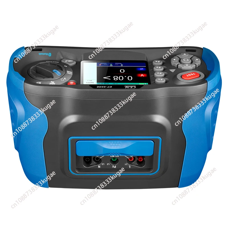 لاختبار مثبت متعدد الوظائف CEM DT-6650، أوم منخفضة، استمرارية، مقاومة الحلقة، جهاز اختبار مقاومة اختبار RCD