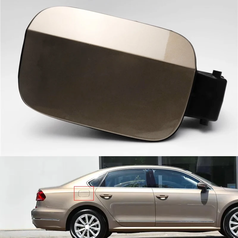 

Fuel Gas Tank Filler Lid Door Cap 561809857EGRU 561809857FGRU Fit For Volkswagen Passat 2012-2016 2017 2018 Cooper Color ABS