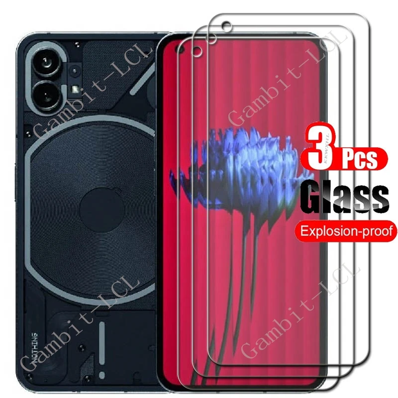 

1-3PCS Tempered Glass For Nothing Phone (1) 6.55" Protective ON NothingPhone(1) Phone1 1 One A063 Screen Protector Cover Film