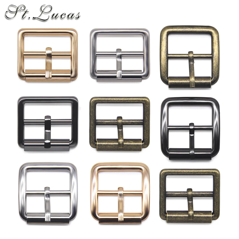 New 20pcs/lot 20mm(0.8in) gold silver bronze iron pipe Square alloy metal shoes bags Belt Buckles DIY sew accessory