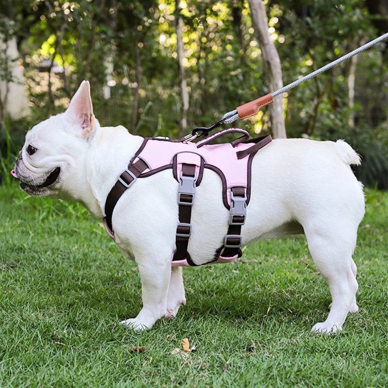 Pet Dog Harness Vest Adjustable Puppy Chest Strap Reflective Safety Lead Strap for Small Large Dog Bulldog Chihuahua Accessories