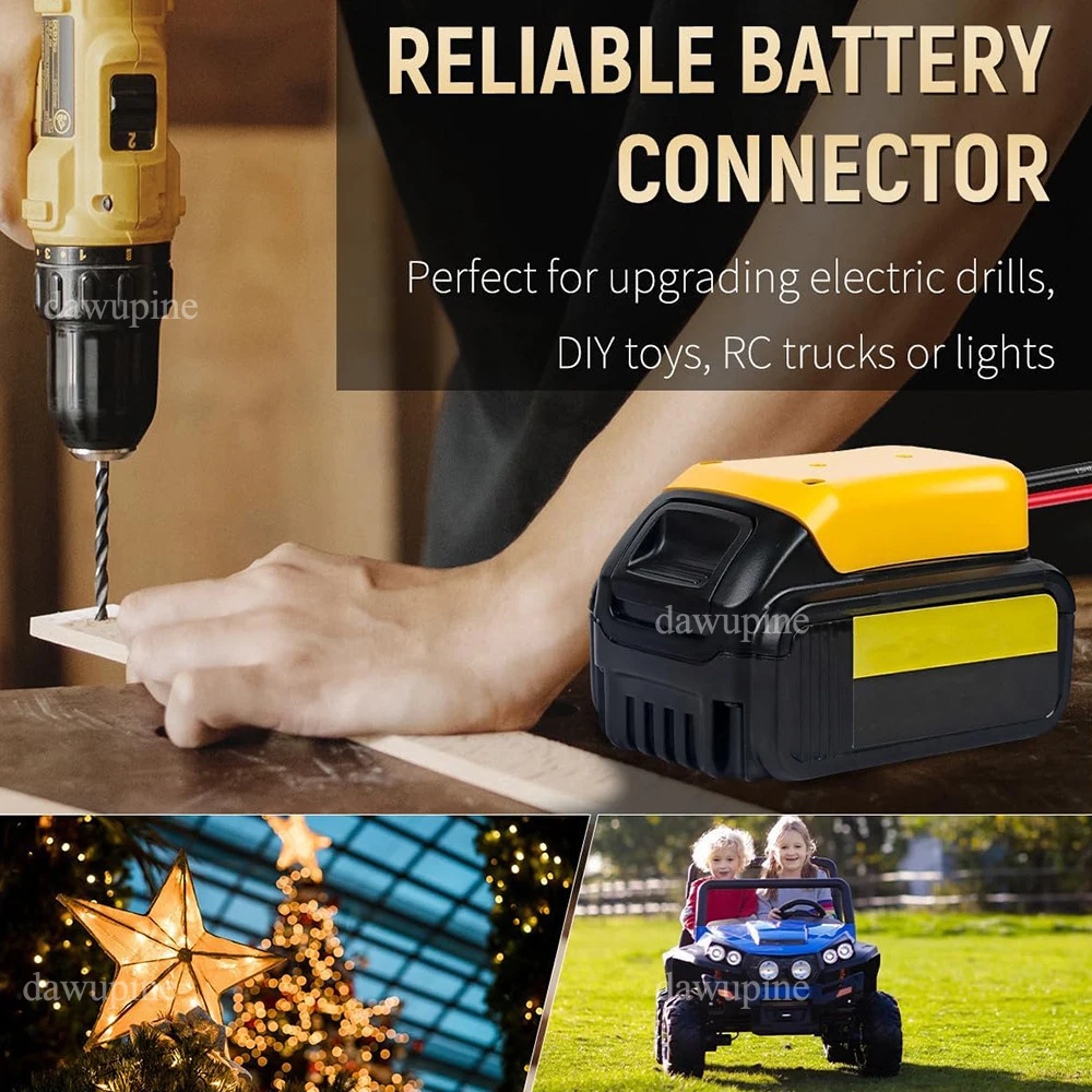 Power Wheels DIY-Adapterkabel für Makita, Milwaukee, Dewalt 18V 20V Akku, für Peg-Perego Kinderfahrzeuge – Detail 23