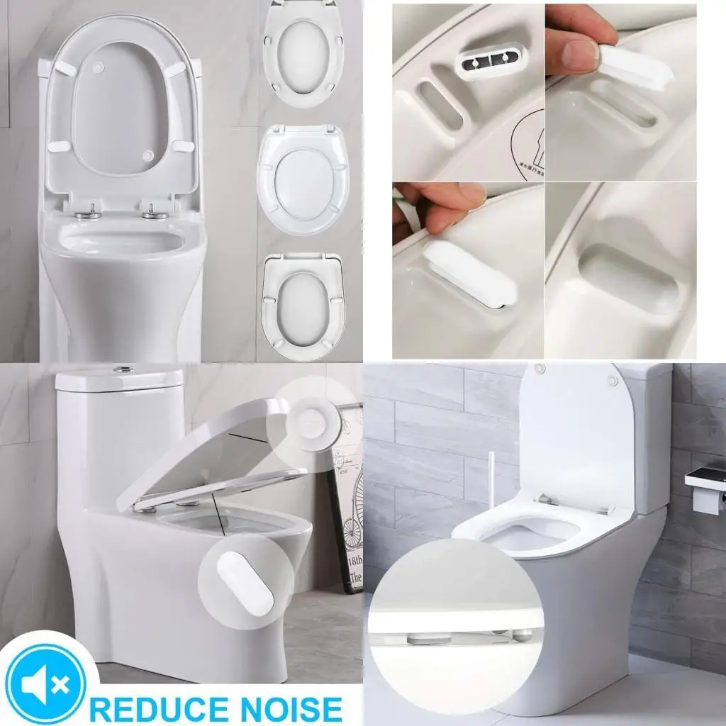 L43A Toilet Cover Buffers Toilet Damper Kits, Secure Fit for Home and Office