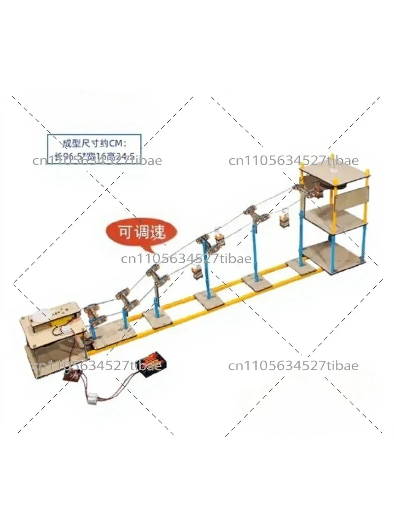 handmade-sightseeing-cable-car-model-science-experiment-technology-small-production-kit-educational-stem-toy-for-kids