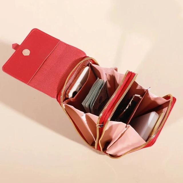Touch Screen Mobile Phone Bag Mini Flap Crossbody Bag Fashion Faux Leather Purse Vertical Wallet With Card Slots AliExpress 1524