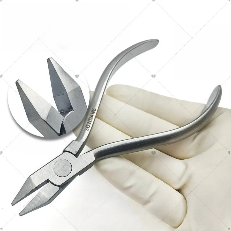 Lab Technician Flat Head Pliers, Arrow Clasp Bending Pliers, Thick Wire Bending Orthodontics Pliers..