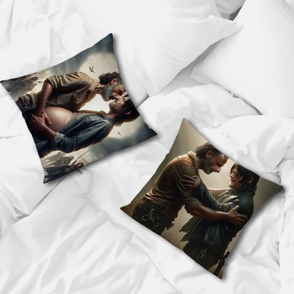 The Walking Dead Pregnant Characters cushion cover Pillow Cover Home Sofa living Room Office Coffee Shop Car PillowCover