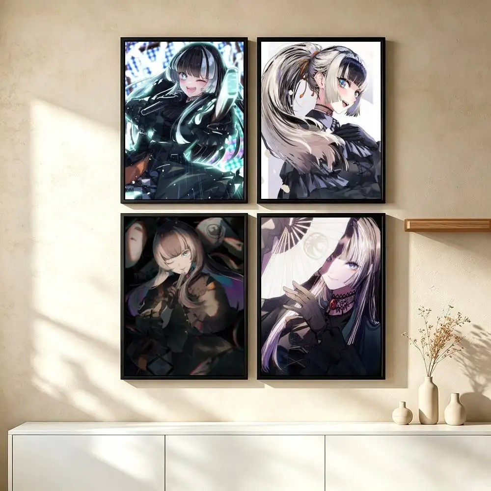 J-Juufuutei R-Raden Virtual Idol Poster High Quality Dorm Living Room Aesthetic Wall Decoration Painting Stickers Gift