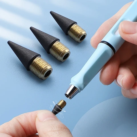 Набор механических карандашей HB Eternal, супердешевый, не требует заточки, легко стирается, кавайные корейские канцелярские принадлежности для школы топ 10 карандаш без заточки - №10