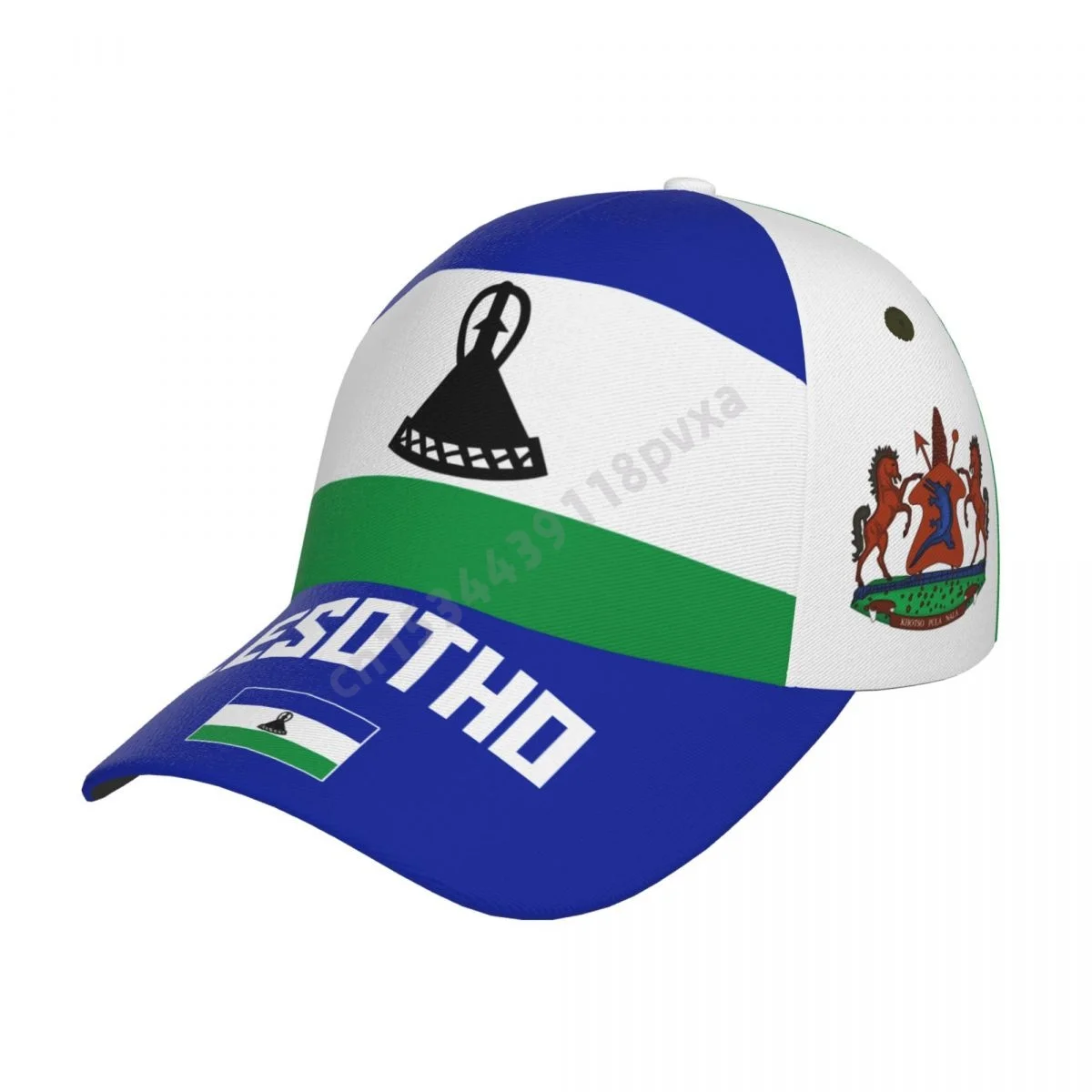 

Unisex Lesotho Flag Cool Mosotho Adult Baseball Cap Patriotic Hat for Baseball Soccer Fans Men Women