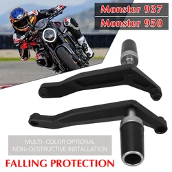 For Ducati Monster 950 MONSTER 937 2021-2023 2022 Motorcycle Falling Protection Frame Slider Fairing Guard Crash Pad Protector