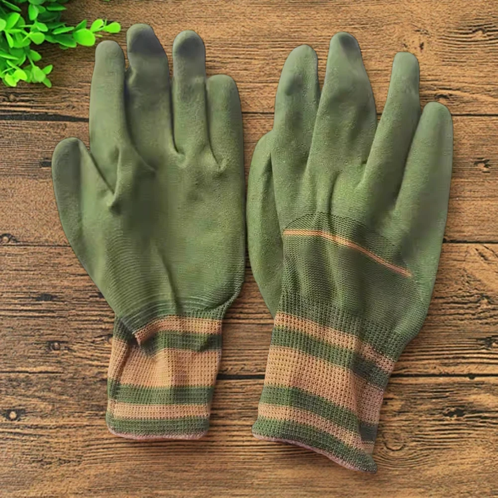 

5/10 Pairs of Gardening Gloves Stab-proof Waterproof Maintenance Work Rubber Gloves Garden Protective Gears Safety Planting Tool