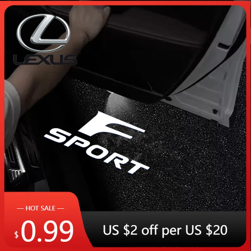 

Наклейки для интерьера автомобиля, светодиодные лампы для дверей Lexus F SPORT ES RX NX LS UX LM LX GX LC RZ IS CT GS RC HS SC TX LB HD