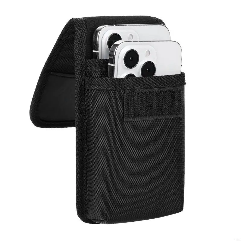 

63HC Travel Phone Storage Case Phone Pouches Belt Clip Oxford Fabric Travel Accessory