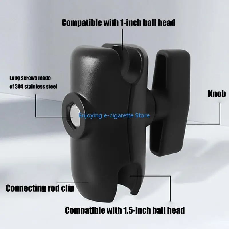 Universal 360 Grad Rotierenden 38Mm Bis 25Mm Kunststoff Kugelgelenk Adapter Für Tablets Y4QF – Detail 4