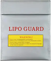 Lipo Battery Guard Portable Lithium Charging Bag 230*300mm Rechargeable Battery Packs Transport and Charging Fireproof Pouch