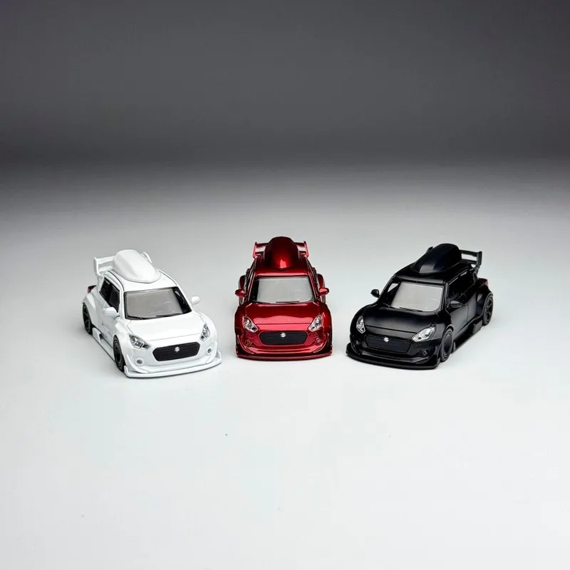 Gop Speed 1/64 Suzuki Swift Sport ZC32S Zephyr Modified Version Diecast Car Model Alloy Simulation Collection Toy Gift For Boys view 3