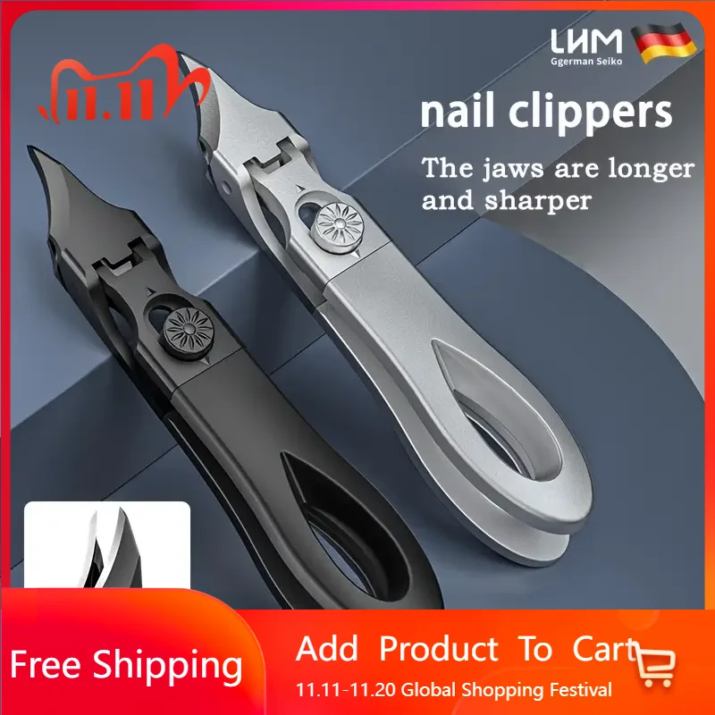

Professional Nail Care Kit Heavy-Duty Eagle Beak Pliers Precision Cutting for Thick Nail Includes Slant Tweezers Cuticle Pusher