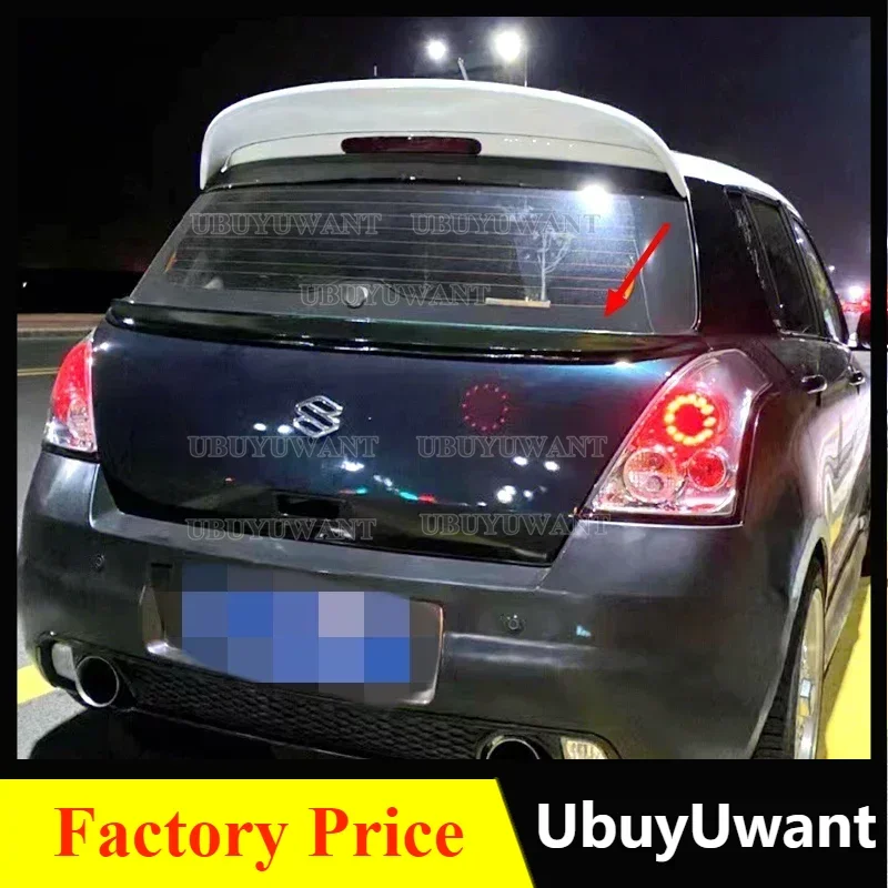 high quality Carbon Fiber Car Spoiler For Suzuki Swift 2005 2006 2007 2008 2009 2010 2011 2012 rear boot Wing