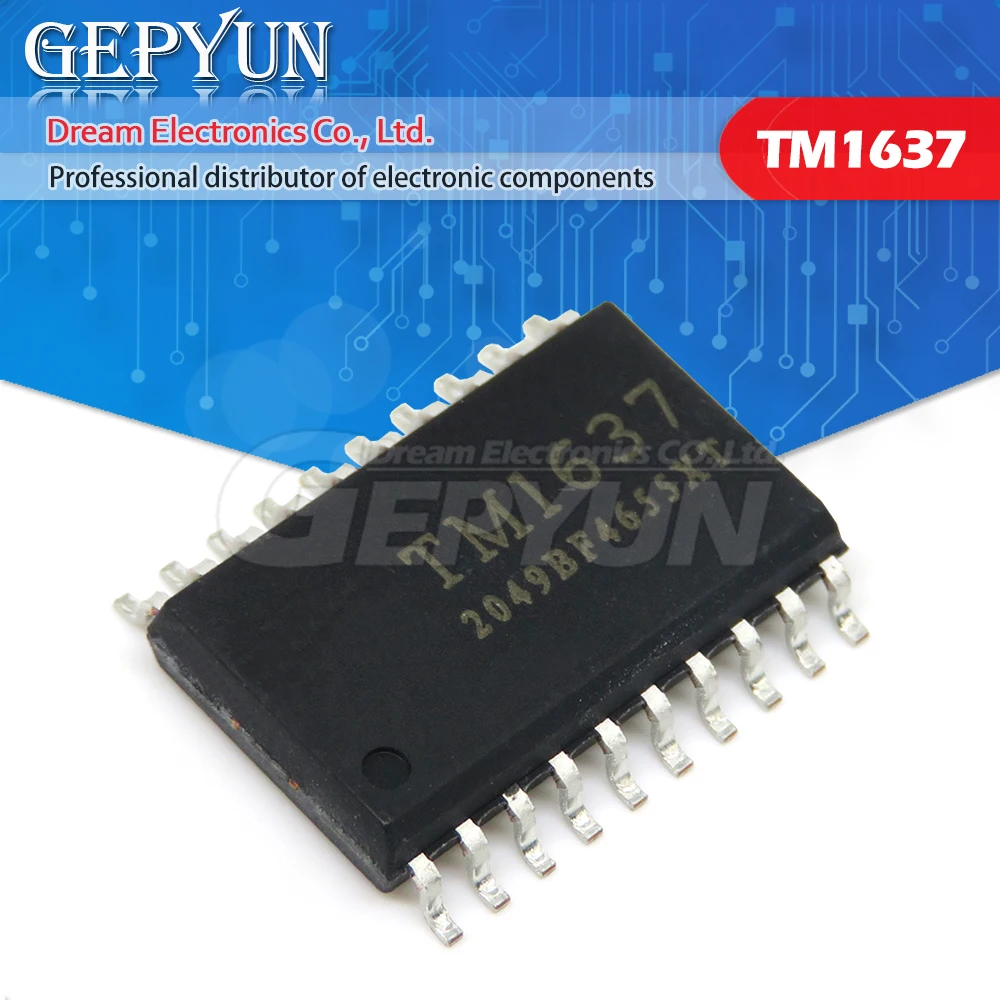10pcs tm1637 sop tm1638 smd neu und ic