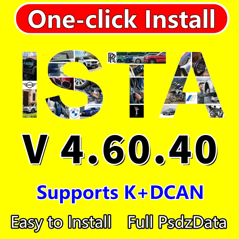 2026 B-M-W ISTA 4.60.40 Full Database One‑click Install Easy Installation Supports Motorrad, ENET, K+DCAN, ICOM Next Old E Serie