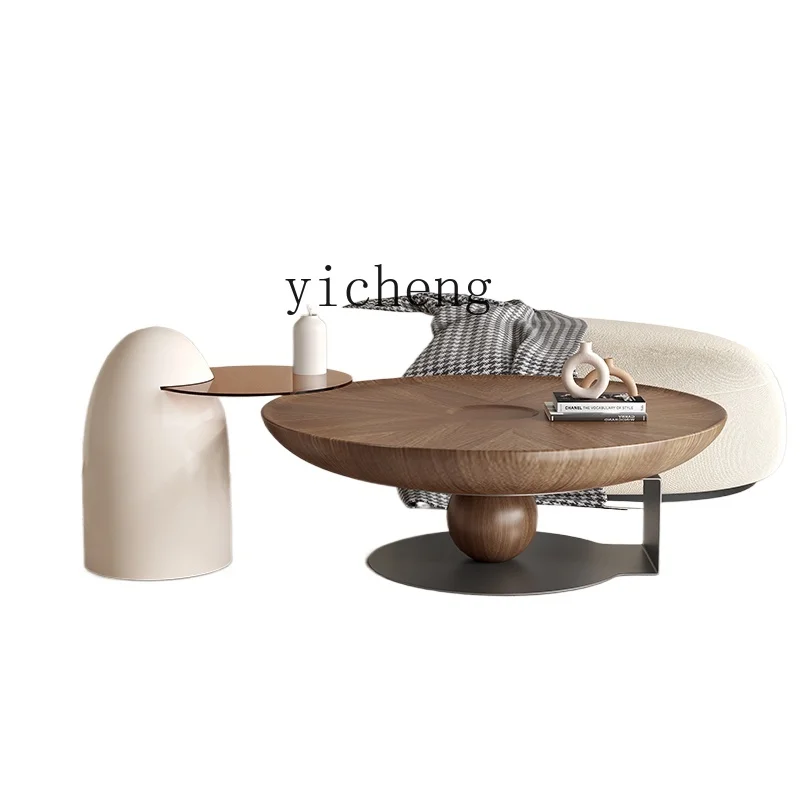 

XL Minimalist Living Room Coffee Table round Combination Advanced Light Luxury Modern New