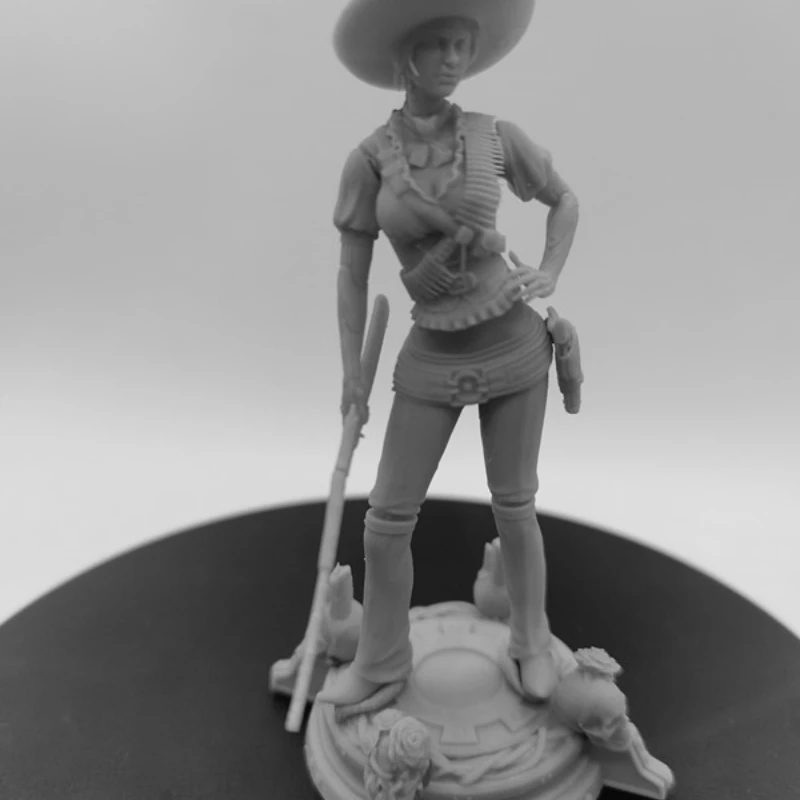 Figura de resina Gypsy Gun Girl, escala 1/24, 85mm de altura general, Kit de modelo ensamblado, Diorama sin montar y figuritas sin pintar, Juguetes