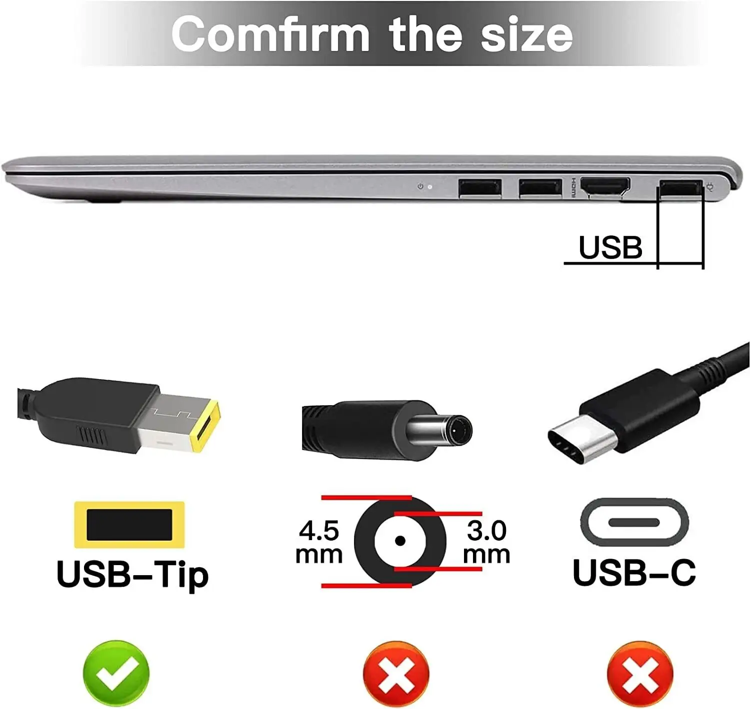 New 65W 20V 3.25A Laptop AC Adapter Charger Power Supply for Lenovo Thinkpad Edge E540 E540 ADLX45NCC3A IdeaPad S210 U430 U530