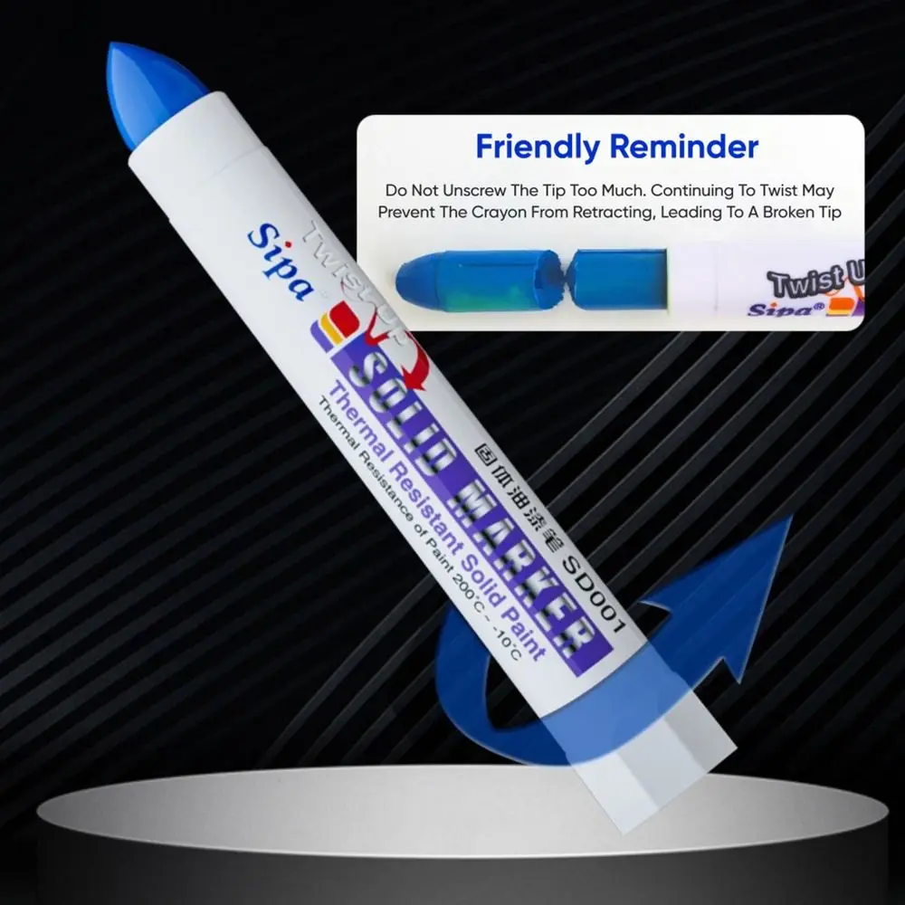 Solid Paint Pen High Temperature Resistant Oil-based Ink Marker Pen Waterproof Solid Paint Marker - view 2