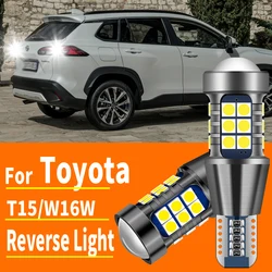 2x W16W T15 921 LED Reverse Light Blub Lamp For Toyota Rav4 Yaris Vitz Avalon Sienna Tacoma Highlander Sequoia Matrix 4Runner