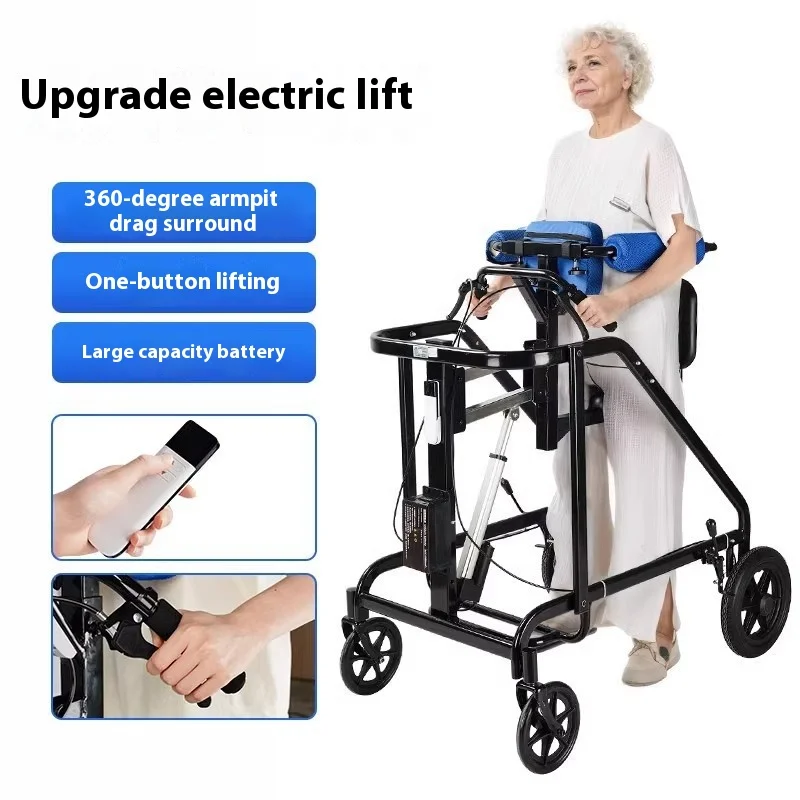 Pressure Lifting Adult Walkers Rehabilitation Training Equipment Elderly Walking Aid Walk Stand for Improved Walking Therapy