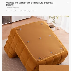 X & D Lazy Retro Velvet Waffelsofa Einfache und moderne Wohnzimmer Balkon Freizeitdesigner Sofa Stuhl Caterpillar Schwamm 12 Hauptverkaufsofa entspannen - №8