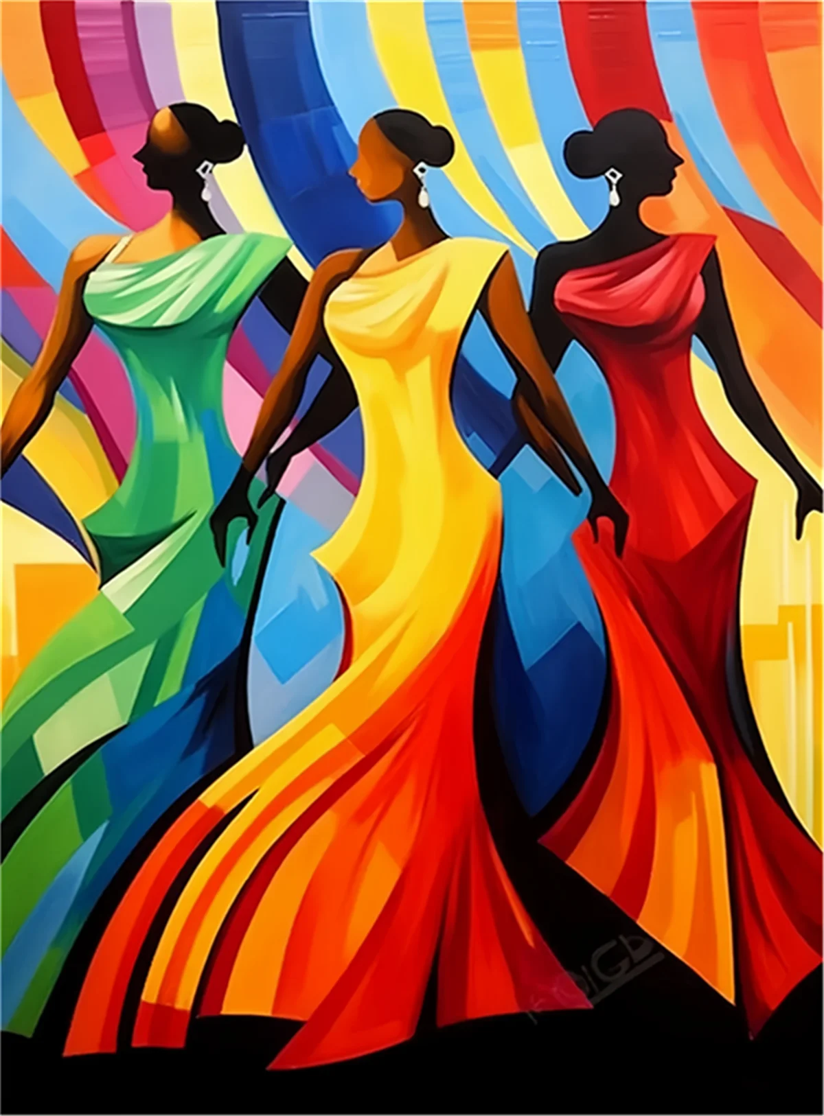 

Пазлы, кусочки пазлов для взрослых, афроамериканские женщины, танцы заката, формация, деревянная хорошая коробка, упаковка, развлечение