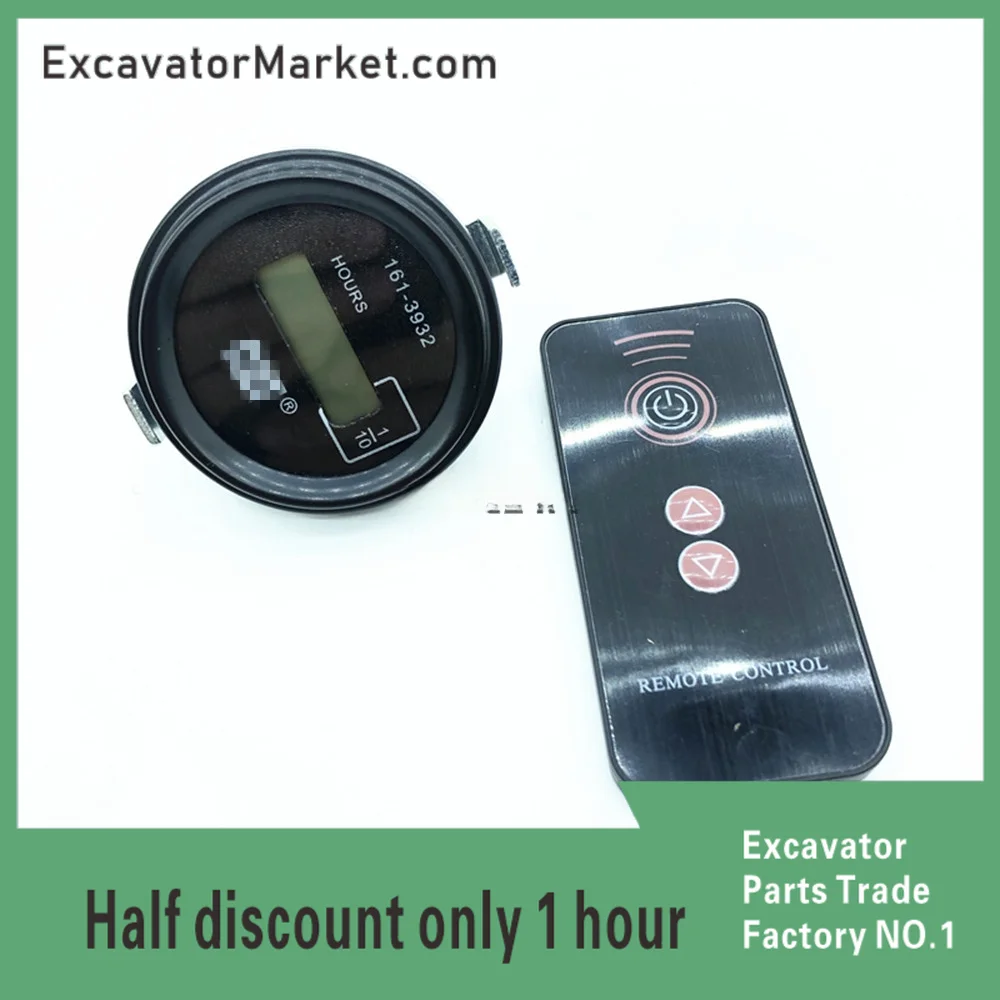 For CATERPILLAR CAT E312 320 324 329 336B C D D2 Excavator Hour meter Timer Working Hour meter Excavator Accessories