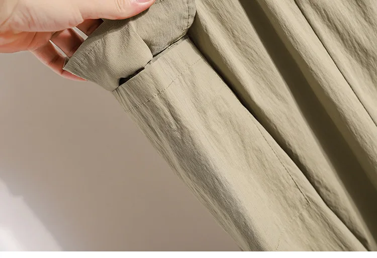 saias casuais de algodão femininas verão saia com cadarço