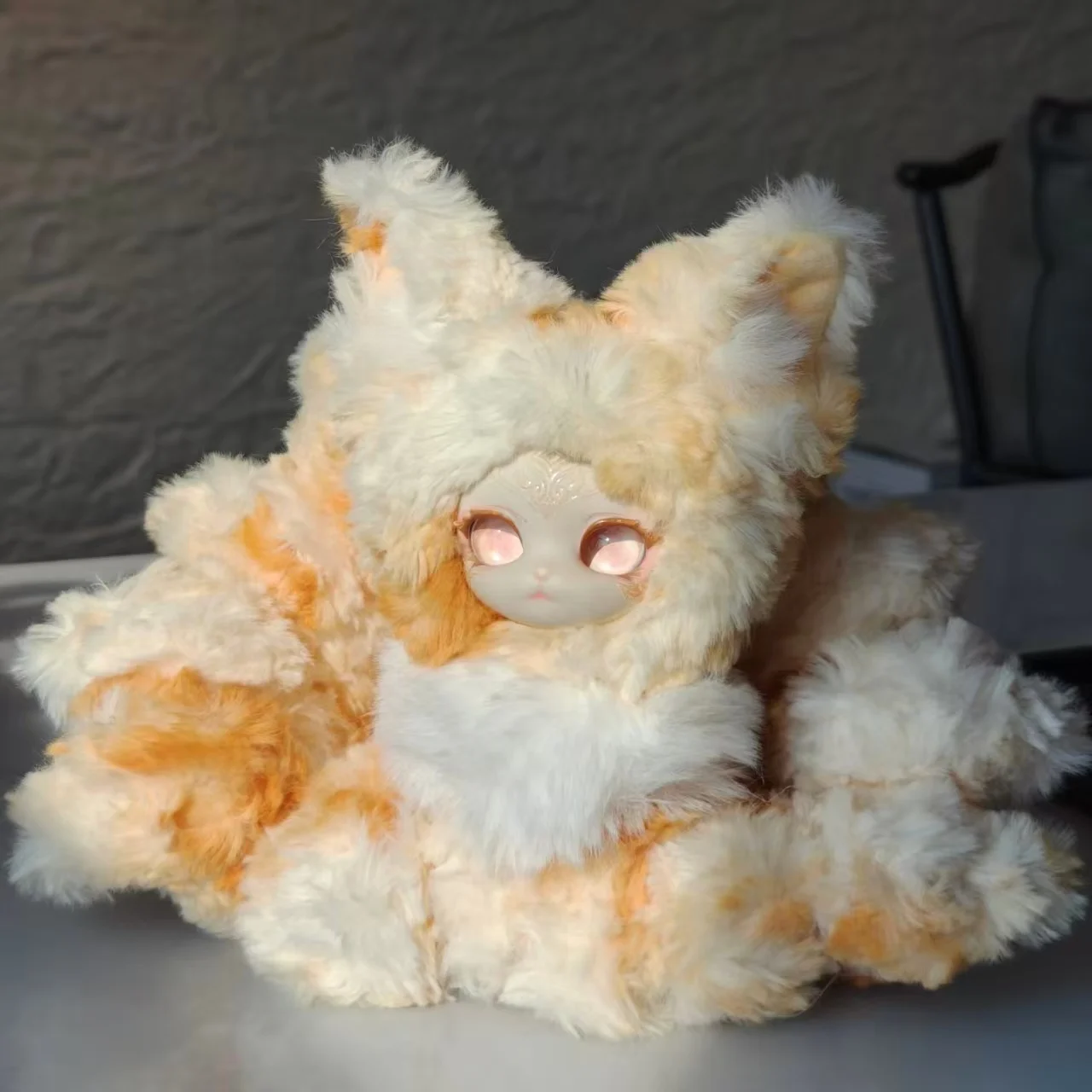 

Genuine Auspicious Nine Tails For Fans Collector Mystery Box Cute Nine-Tailed Fox Vinyl Soft Figure Doll Trendy Ornaments Toys