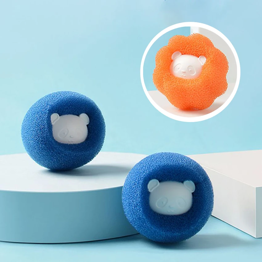 1-16 قطعة من الكرة السحرية القابلة لإعادة الاستخدام لإزالة شعر الحيوانات الأليفة، ملصق فلتر شعر الغسالة، مزيل شعر القطط، فراء الحيوانات الأليفة وصائد الوبر #5