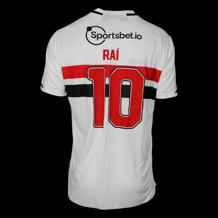 Neues São Paulo 3D-Druck-Nummern-Fußballtrikot für Herren, atmungsaktives, schnelltrocknendes Kurzarm-T-Shirt, passende Familienkleidung – Detail 7